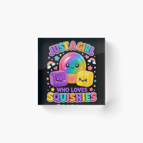 Item preview, Kawaii Rainbow Just A Girl Who Loves Squishies Cute Stress Toy designed and sold by DienesAngele.