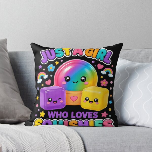 Item preview, Kawaii Rainbow Just A Girl Who Loves Squishies Cute Stress Toy designed and sold by DienesAngele.