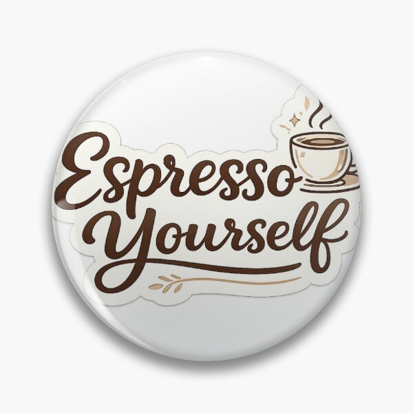 Item preview, Espresso Yourself Sticker designed and sold by InkPixell.