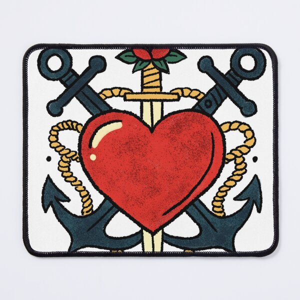 Item preview, Old School Sailor Heart designed and sold by SugarCore.