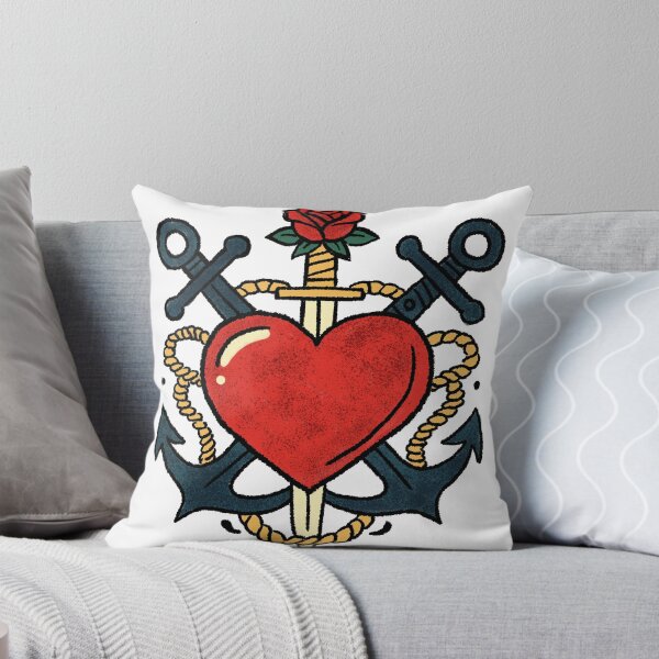 Item preview, Old School Sailor Heart designed and sold by SugarCore.