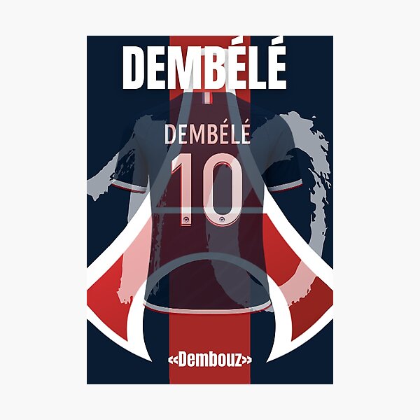 Artikelvorschau, PSG Dembélé Trikot entworfen und verkauft von Kdreo.