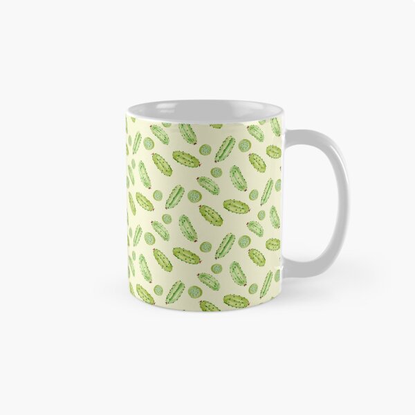 Item preview, Tossed Watercolor Pickles on Light Yellow Background designed and sold by JasmineGDesigns.