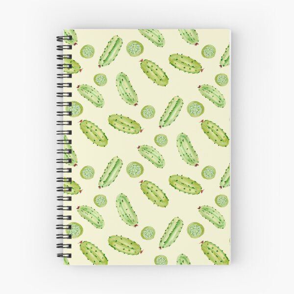 Item preview, Tossed Watercolor Pickles on Light Yellow Background designed and sold by JasmineGDesigns.