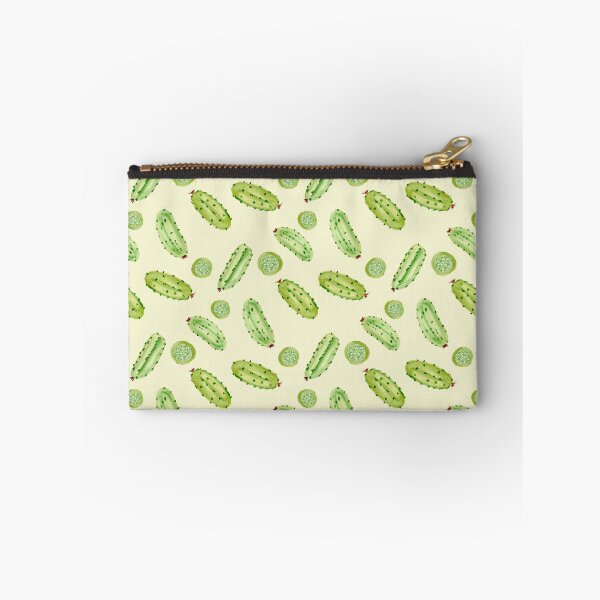 Item preview, Tossed Watercolor Pickles on Light Yellow Background designed and sold by JasmineGDesigns.