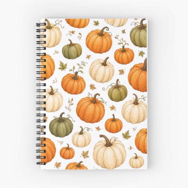 Item preview, Watercolor Pumpkin Pattern | Autumn Pumpkins Seamless Pattern | Fall Harvest Botanical Design | Cute Thanksgiving & Halloween Illustration designed and sold by DreamPixelPrint.