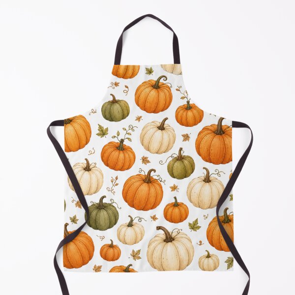 Item preview, Watercolor Pumpkin Pattern | Autumn Pumpkins Seamless Pattern | Fall Harvest Botanical Design | Cute Thanksgiving & Halloween Illustration designed and sold by DreamPixelPrint.