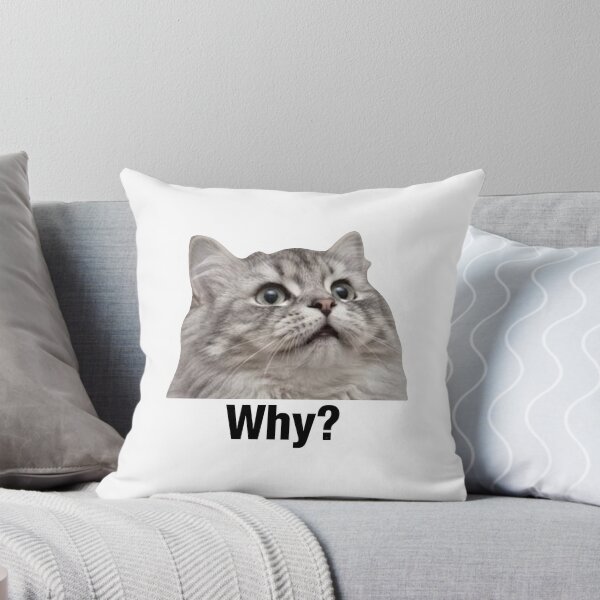 Item preview, Funny Why Cat Meme T-Shirt designed and sold by redblink store.