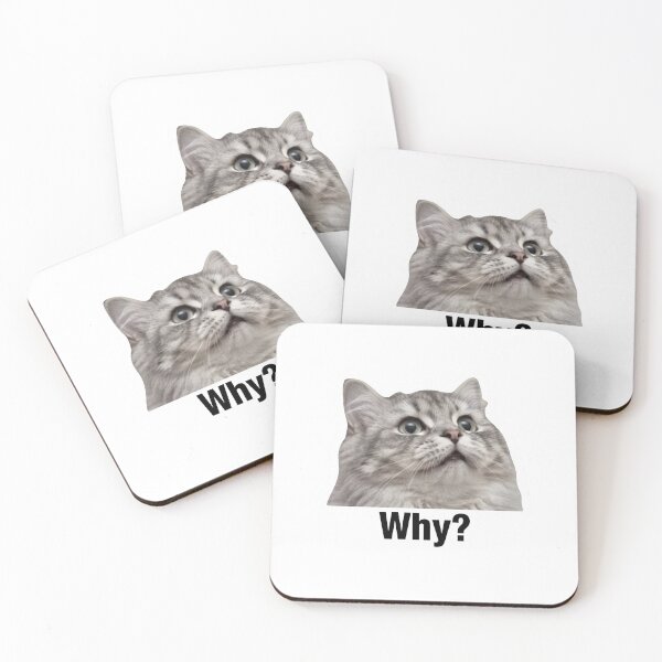 Item preview, Funny Why Cat Meme T-Shirt designed and sold by redblink store.