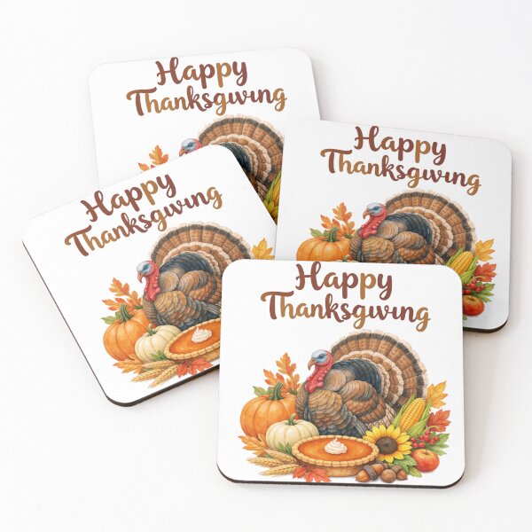 Item preview, Beautiful Happy Thanksgiving Traditional Autumn Turkey Graphic designed and sold by DeliaDesignsCo.
