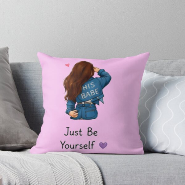 Item preview, Just Be Yourself Cute Girl Illustration designed and sold by DailyDoodlesBySumbul.
