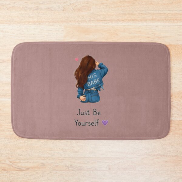 Item preview, Just Be Yourself Cute Girl Illustration designed and sold by DailyDoodlesBySumbul.