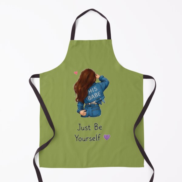 Item preview, Just Be Yourself Cute Girl Illustration designed and sold by DailyDoodlesBySumbul.