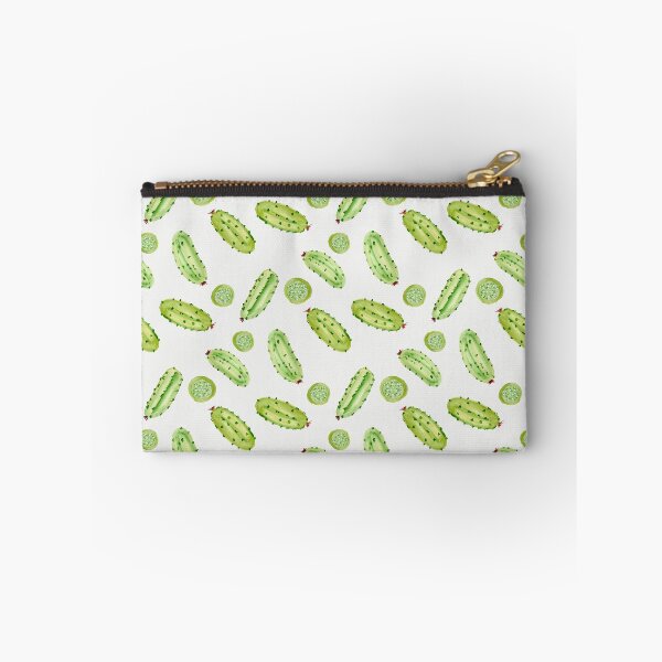 Item preview, Tossed Watercolor Pickles on Off White Background designed and sold by JasmineGDesigns.