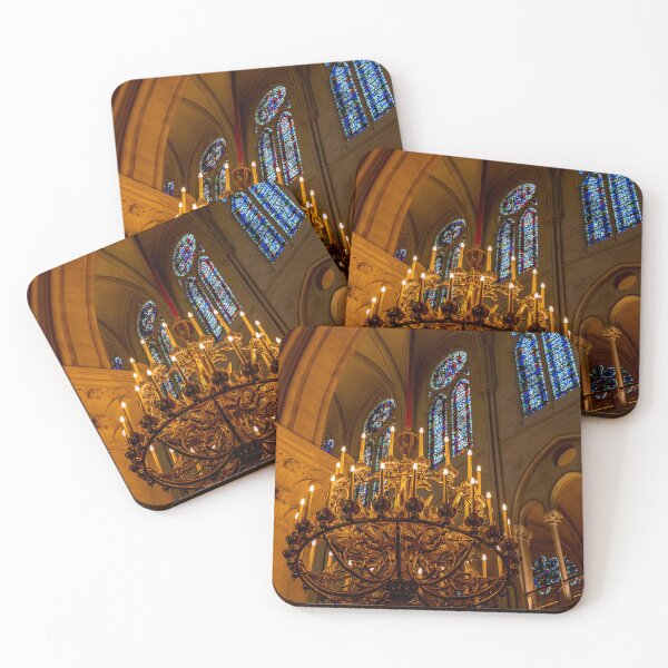 Item preview, Paris, France - Notre Dame Chandelier and Stained Glass Windows designed and sold by jrtwynam.