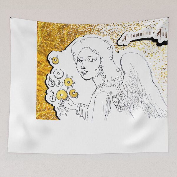 Item preview, Automaton Angel (Drawing by ACCI) designed and sold by VanyssaGraphics.