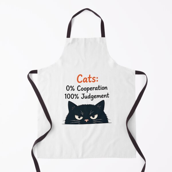 Item preview, Cats: 0% Cooperation, 100% Judgement | Funny Black Cat Meme | Vet Tech & Cat Lover Design designed and sold by valexstrasza.