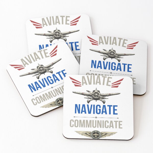 Item preview, Airplane Pilot Mantra, Aviate, Navigate, Communicate designed and sold by BlesstB.
