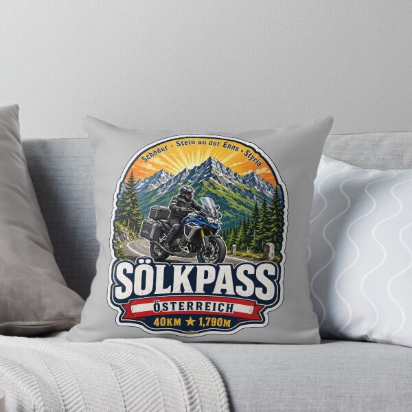 Item preview, Sölk Pass, Styria, Austria Solkpass Motorcycle Sticker TShirt 02 designed and sold by OuterShellUK.