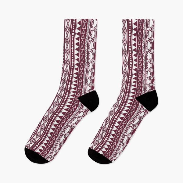 Artikelvorschau, Bohemian Ornament 30122020 weiß auf dunkel rot entworfen und verkauft von pASob-dESIGN.