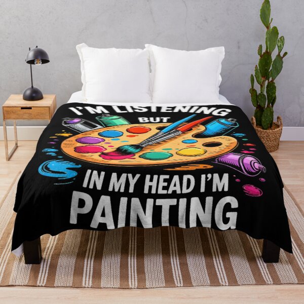 Item preview, Im Listening But In My Head Im Painting Funny Artist Graphic designed and sold by DuneHaicna.