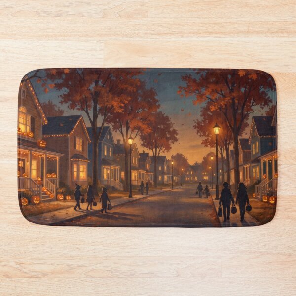 Item preview, Trick-or-Treat Lane designed and sold by RedPeaStudio.