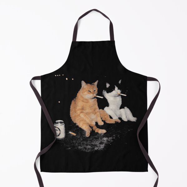 Item preview, Funny Smoking Cats Drinking Beer Meme Vintage T-Shirt designed and sold by hejrawli.