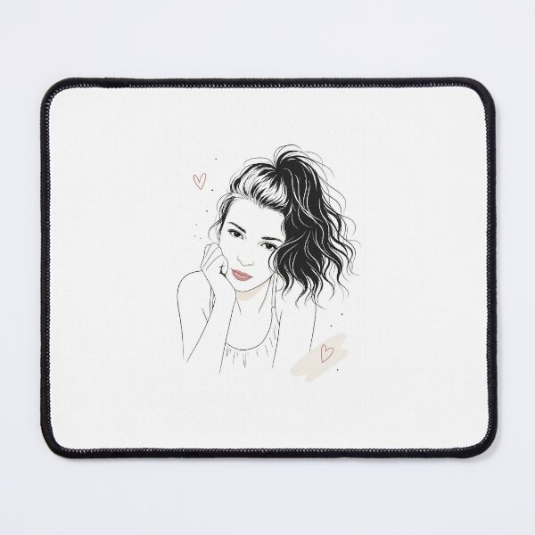 Item preview, Quiet Confidence – Minimalist Woman Portrait designed and sold by Sztyep88.
