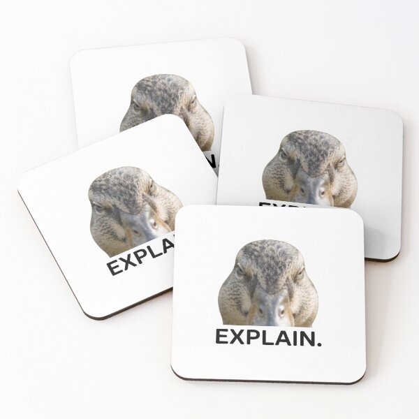Item preview, Funny Explain Duck Meme T-Shirt  designed and sold by redblink store.