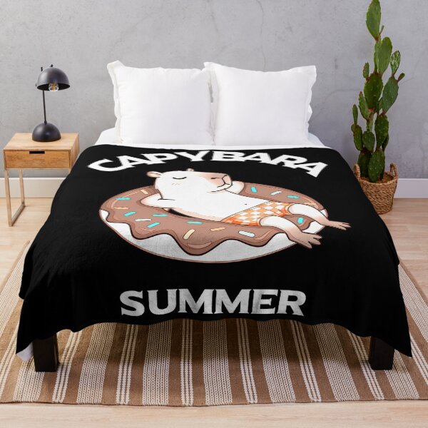 Item preview, summer capybara designed and sold by KEEP-.
