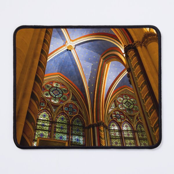 Item preview, Paris, France - Notre Dame Cathedral Interior Stained Glass designed and sold by jrtwynam.