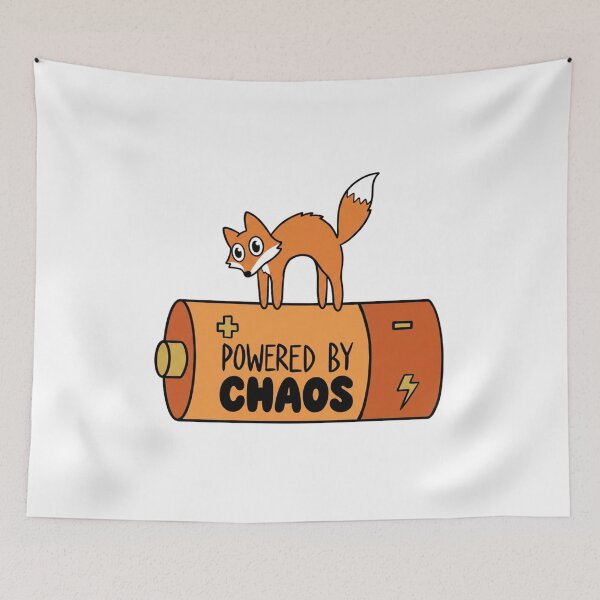 Item preview, Powered By ADHD Cat Pink – Cute Cat Mood Design designed and sold by Charonde.