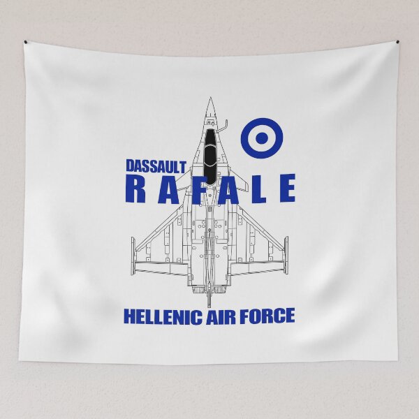 Item preview, Dassault Rafale Hellenic Air Force Technical Blueprint - Black Edition designed and sold by Magazine Combate.