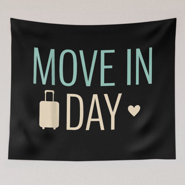 Item preview, Move In Day College Dorm Luggage Luggage Aesthetic Back To School Graphic designed and sold by DuneHaicna.
