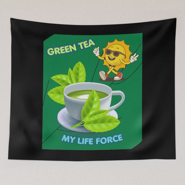 Item preview, I Love Green Tea  Funny Gifts For Green Tea Enthusiasts designed and sold by zebek-design.