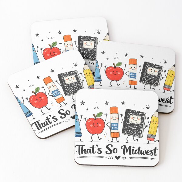 Item preview, Cute School Supplies That's So Midwest Back to School Teacher Design designed and sold by favoprintaart.