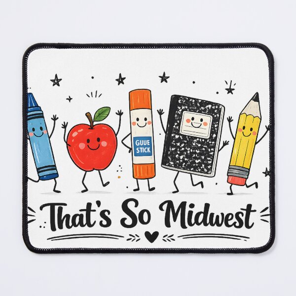 Item preview, Cute School Supplies That's So Midwest Back to School Teacher Design designed and sold by favoprintaart.