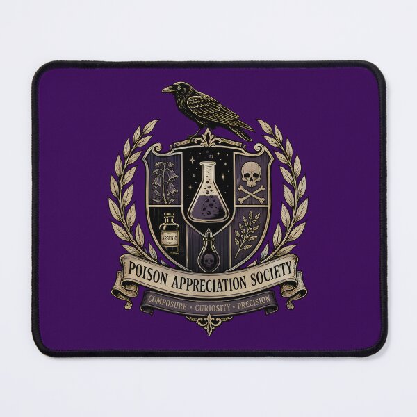 Item preview, Wednesday’s Poison Appreciation Society Crest designed and sold by agearb.