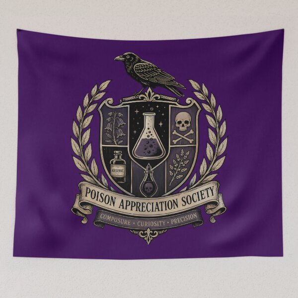 Item preview, Wednesday’s Poison Appreciation Society Crest designed and sold by agearb.