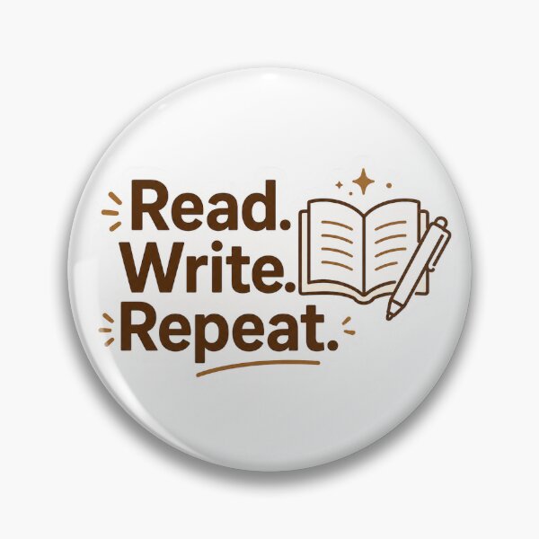 Item preview, Read Write Repeat Sticker designed and sold by InkPixell.