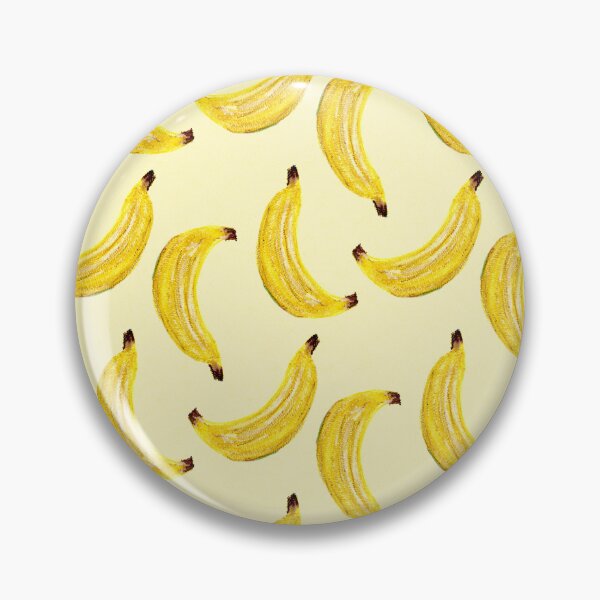 Item preview, Hand Painted Painterly Watercolor Bananas Light Yellow designed and sold by JasmineGDesigns.
