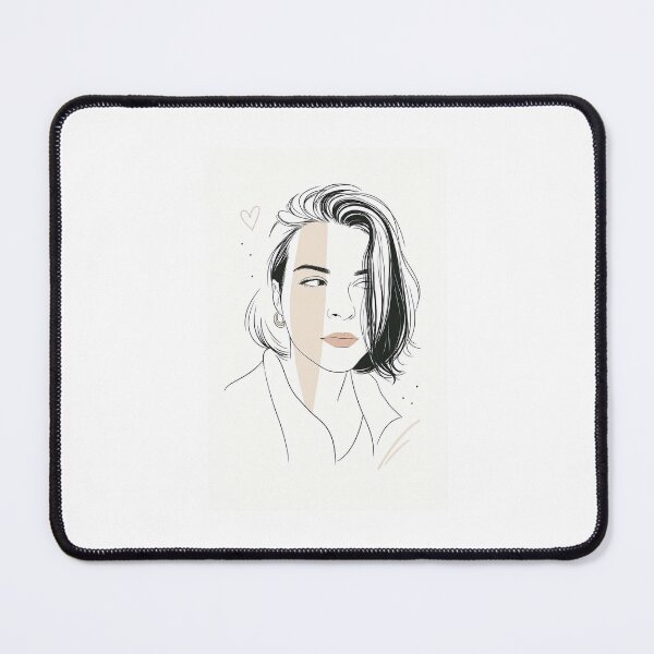 Item preview, Between Light and Shadow – Minimalist Woman designed and sold by Sztyep88.