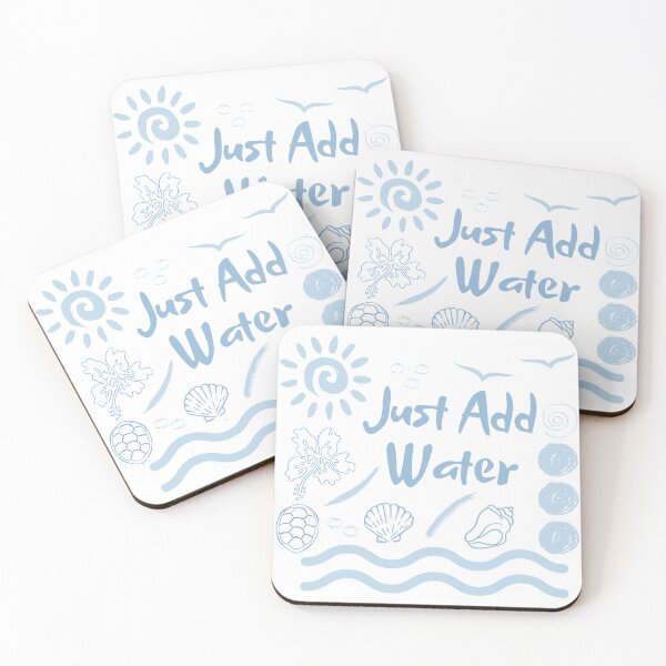 Item preview, Just Add Water Coastal Beach Vacation Graphic designed and sold by TreasurNTemplat.