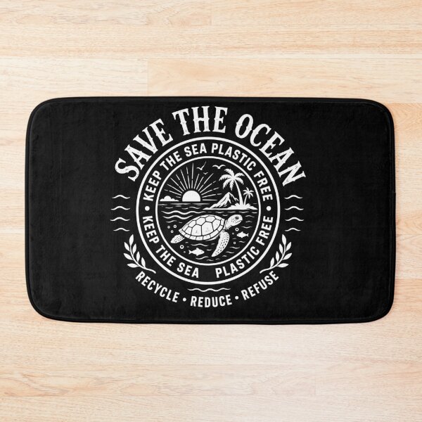 Item preview, Save The Ocean Keep the Sea Plastic Free Turtle Beach designed and sold by mraihan.