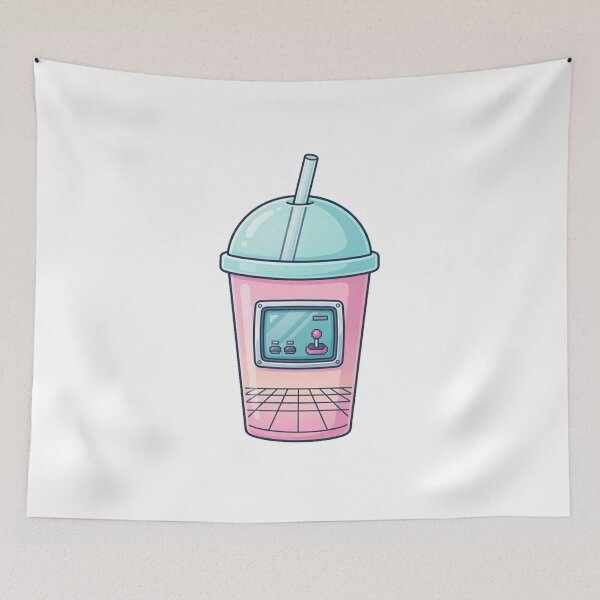Item preview, Arcade Slushie - Vaporwave Aesthetic Drink designed and sold by Dabis26.