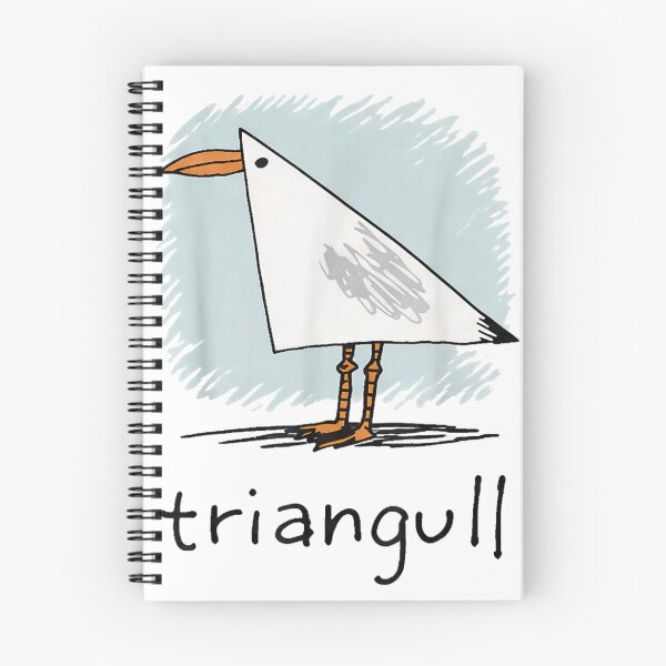 Item preview, Triangull Geometric Seagull Funny Bird Pun Doodle Illustration Art designed and sold by DuneHaicna.