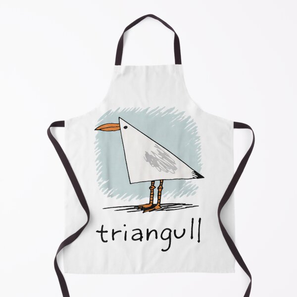 Item preview, Triangull Geometric Seagull Funny Bird Pun Doodle Illustration Art designed and sold by DuneHaicna.