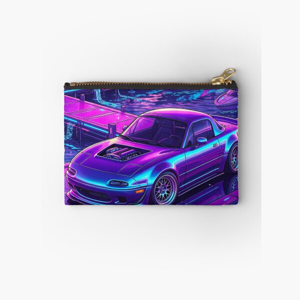 Item preview, Retro Synthwave Neon Marina Exposed Engine Roadster Night Drive Culture designed and sold by RevUpDesign.