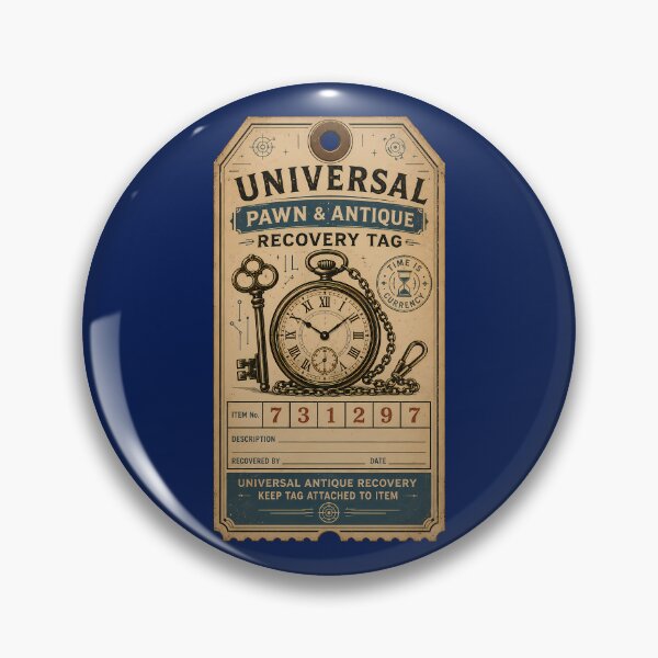 Item preview, Universal Pawn & Antique Recovery Tag designed and sold by agearb.