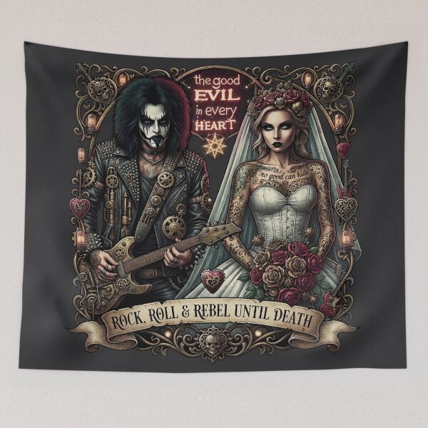 Item preview, Gothic Rocker Bride Steampunk Guitar designed and sold by Voodoo Store Paranormal Collections.